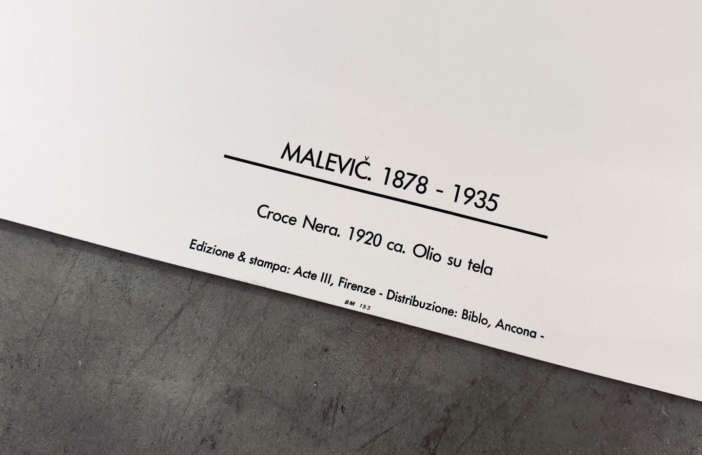 Kazimir Malevich / Croce Nera Kazimir Malevich / Croce Nera