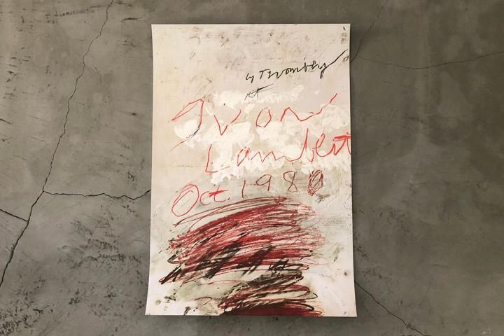 Cy Twombly YVON LAMBERT ポスター 額縁あり Cy Twombly / Galerie Yvon Lambert, 1980 - サイ