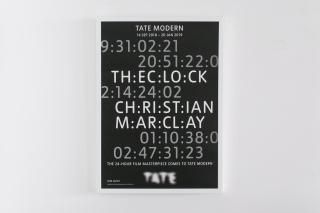 Christian Marclay "The Clock" / Tate Modern Exhibition Poster 2018