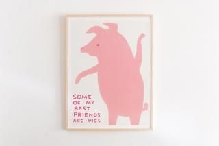 額装済み★David Shrigley ポスター 額装済ポスター: DAVID SHRIGLEY: Weather Forecast | ON SUNDAYS
