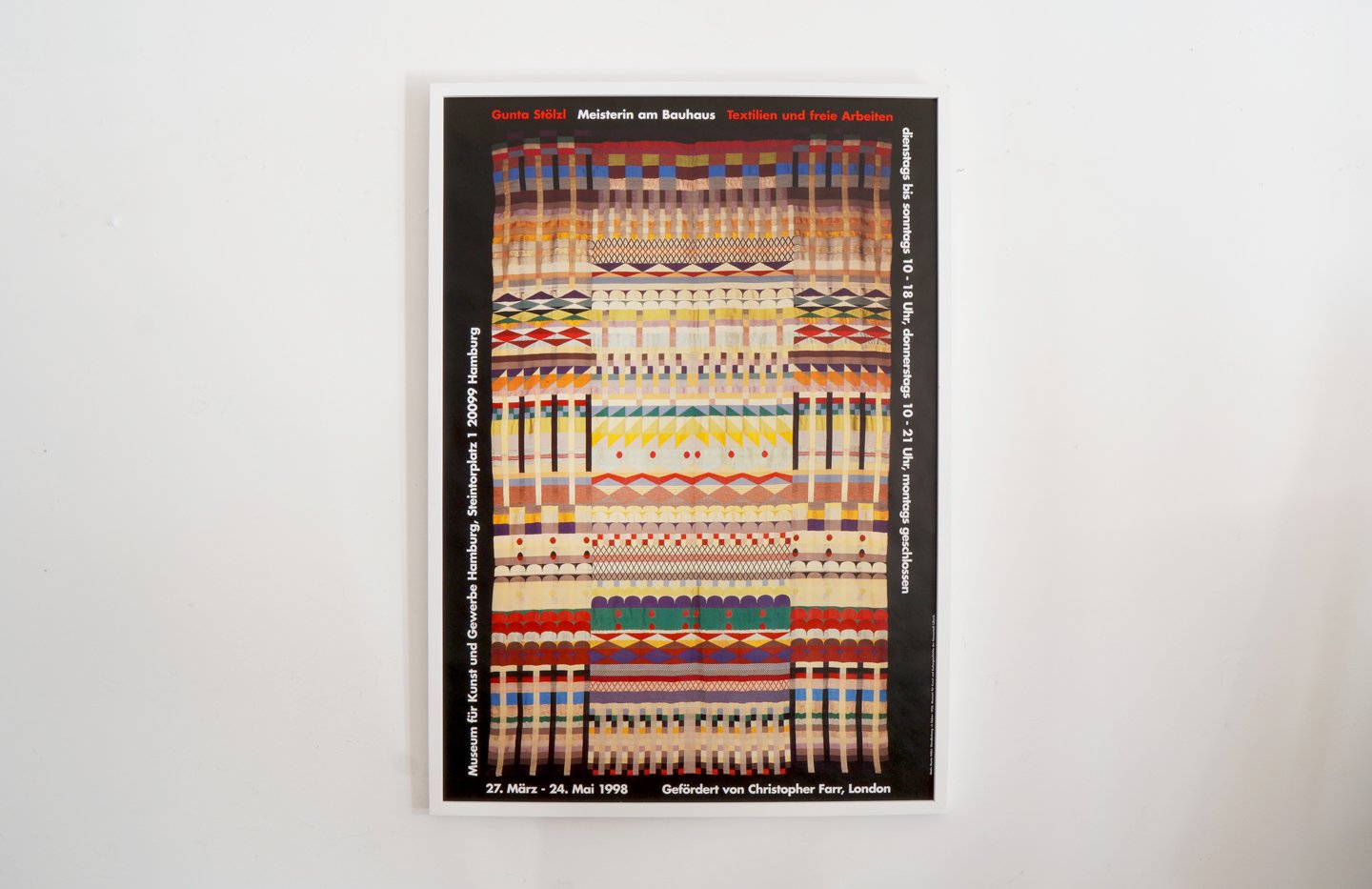 Bauhaus Textile Exhibition Poster - バウハウス ポスター - 輸入 