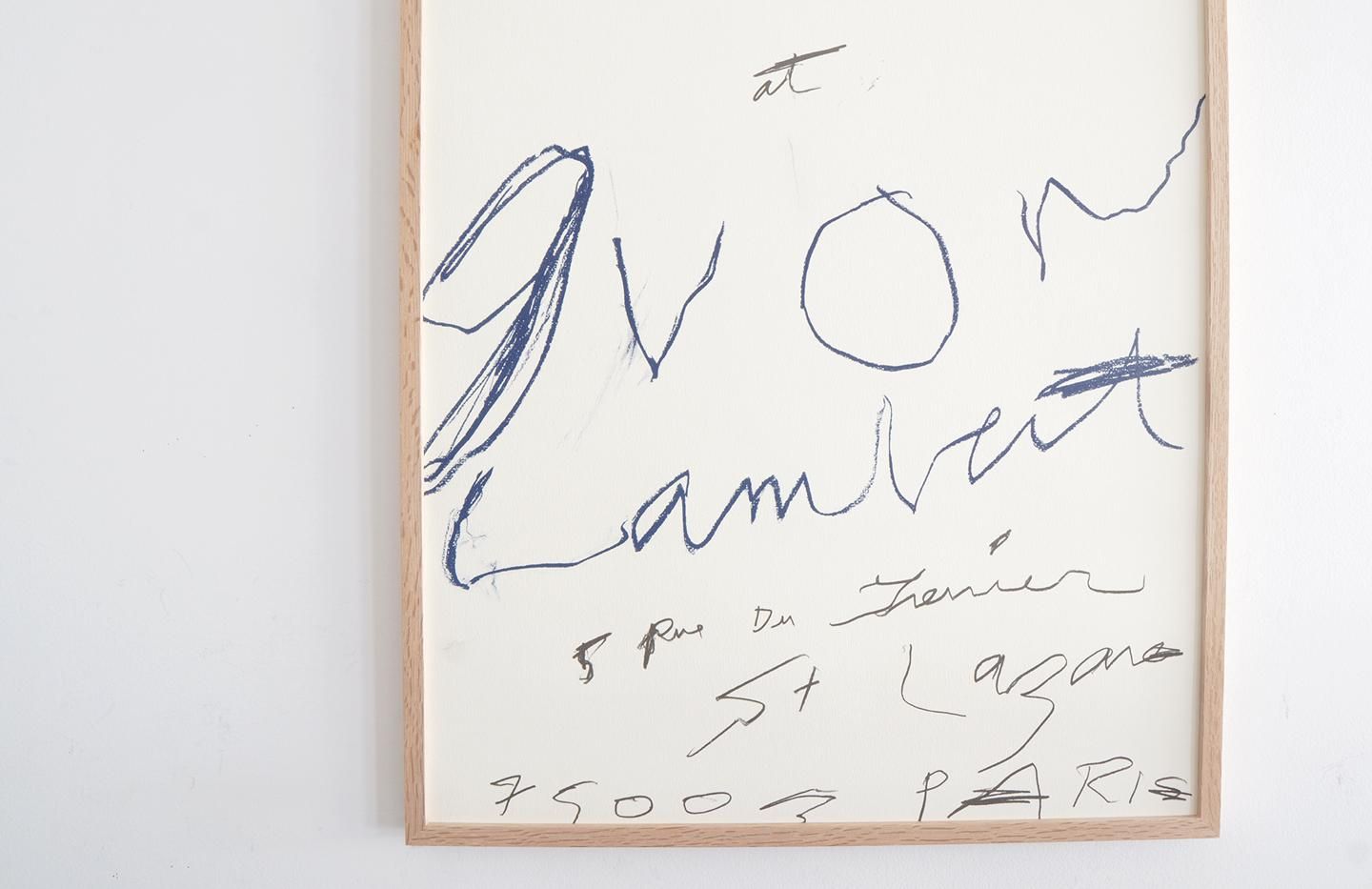 Cy Twombly / Galerie Yvon Lambert, 1980 - サイ・トゥオンブリー 