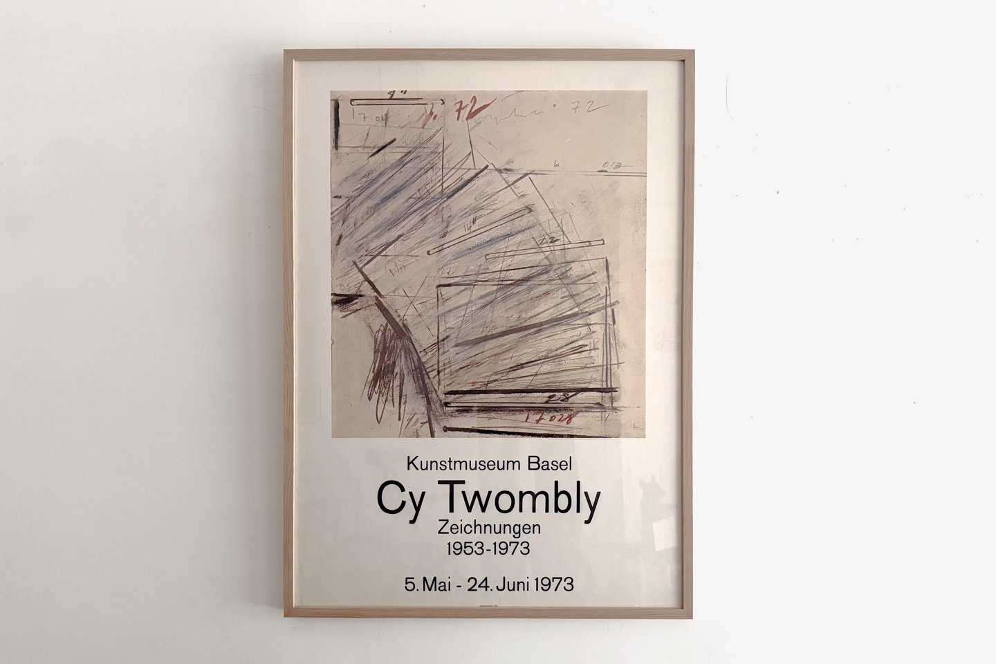 Cy Twombly / Kunstmuseum Basel 1973 - サイ・トゥオンブリー ポスター - ｜輸入ポスター専門店  ナップフォード・ポスター・マーケット