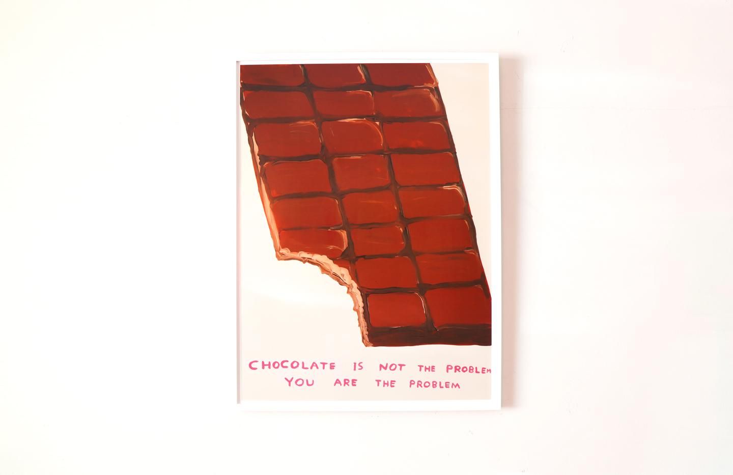 David Shrigley / CHOCOLATE IS NOT THE PROBLEM - イラスト