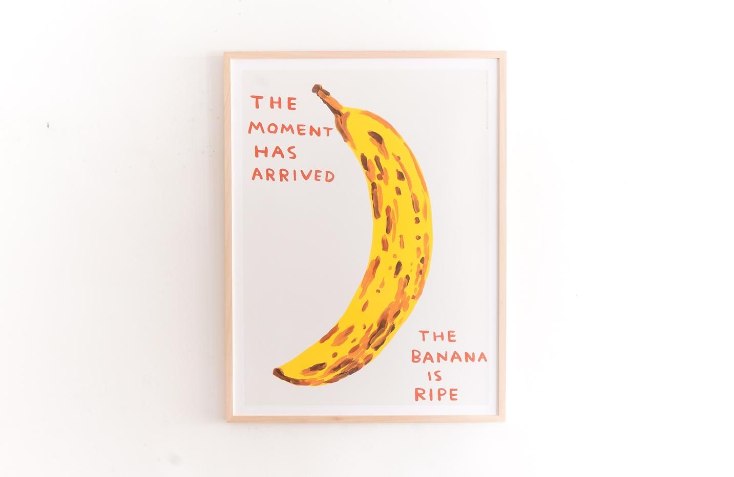 David Shrigley / THE MOMENT HAS ARRIVED - イラスト ポスター - 輸入