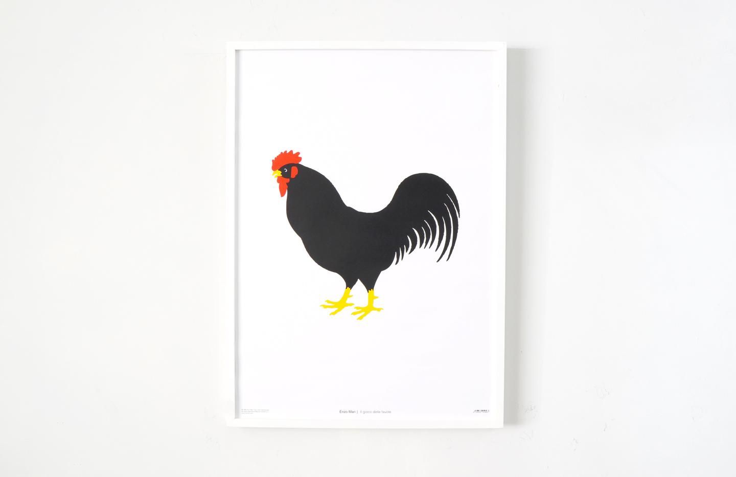 ENZO MARI / Rooster - イラスト ポスター - 輸入ポスター専門店 ENZO MARI / Rooster - イラスト ポスター - 輸入ポスター専門店