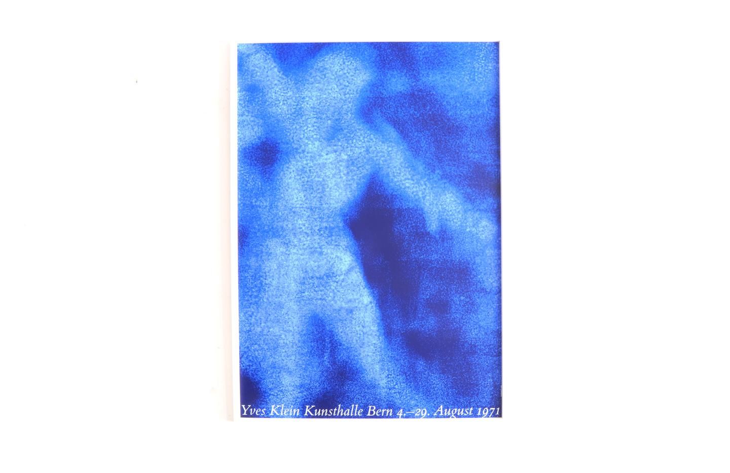 Yves Klein / Kunsthalle Bern 1971 - アート ポスター - 輸入 Yves Klein / Kunsthalle Bern 1971 - アート ポスター - 輸入