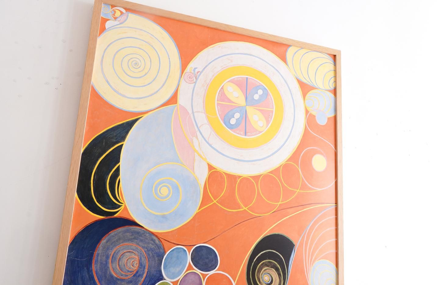 デンマークルイジアナ・正規ポスター★ヒルマ・アフ・クリント★北欧★現代アート HILMA AF KLINT / DE TIO STØRSTE YNGLINGAÅLDERN - ルイジアナ