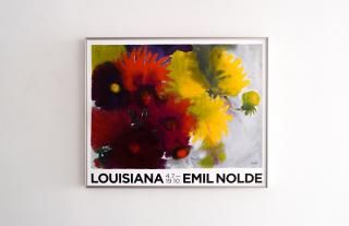 Emil Nolde <br> RED AND YELLOW DAHLIAS