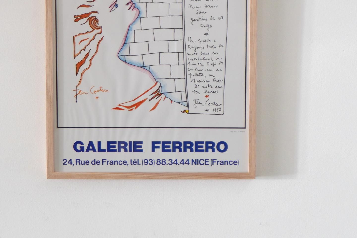 Jean Cocteau / Galerie Ferrero 1957 - ジャン コクトー