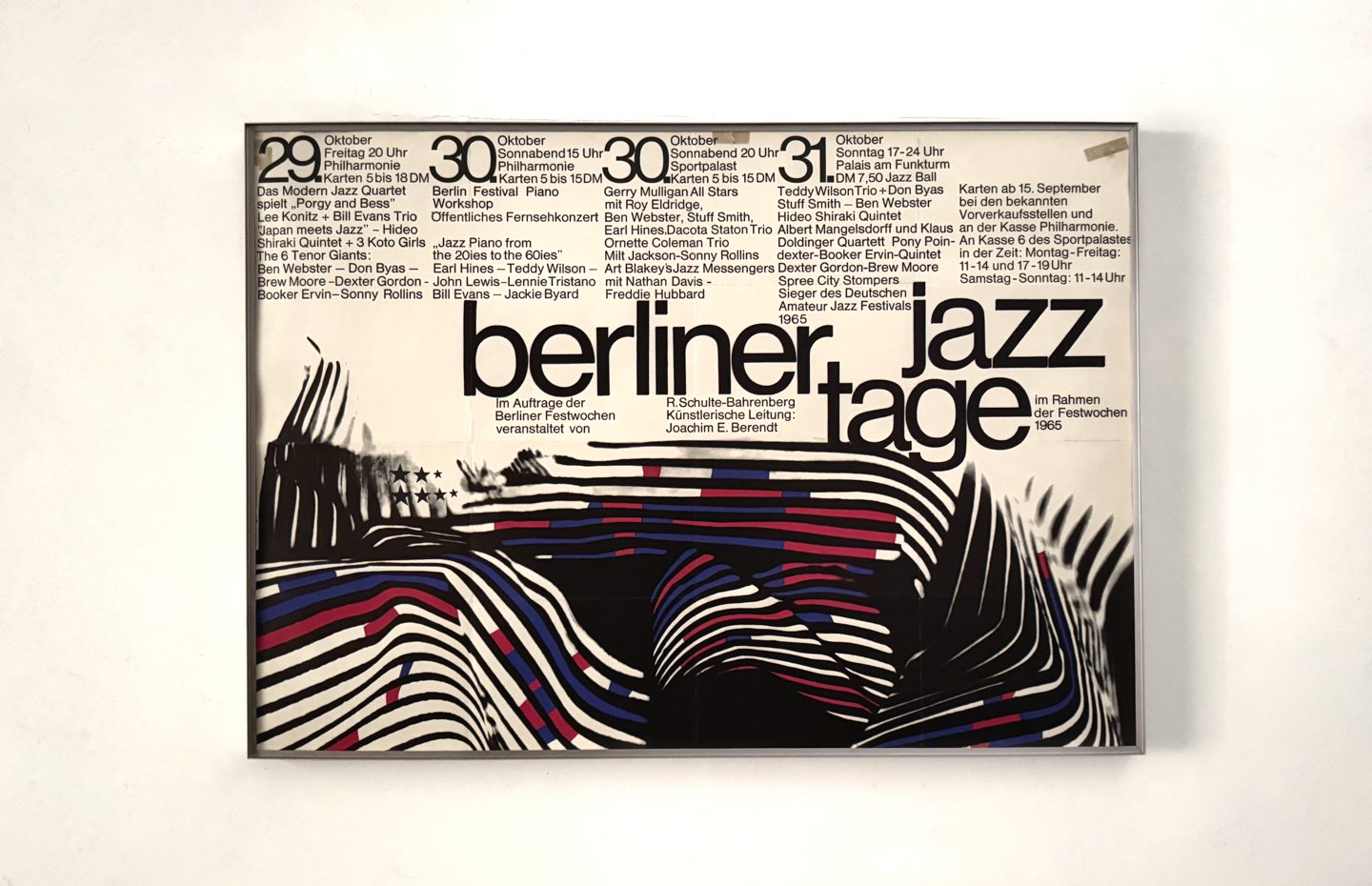 Berliner Jazztage Designed by Gunther Kieser - フェスティバル