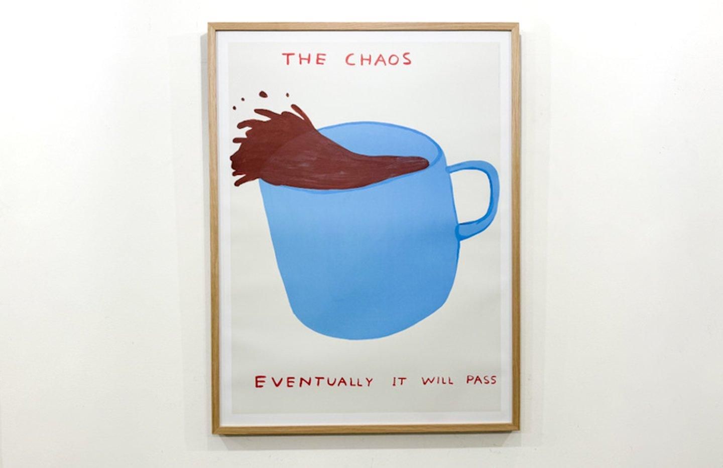 額装済ポスター: DAVID SHRIGLEY: I Wish The Clouds Were Not