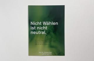 Wolfgang Tillmans / Nicht Wählen ist nicht neutral.