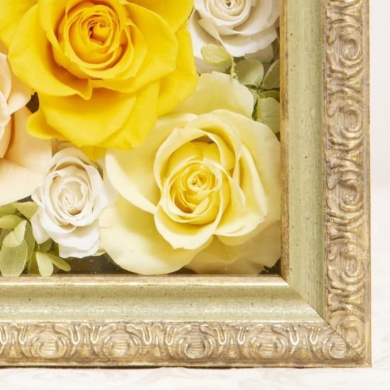 ビクトリアンボックス」（大）プリザーブドフラワー フレーム