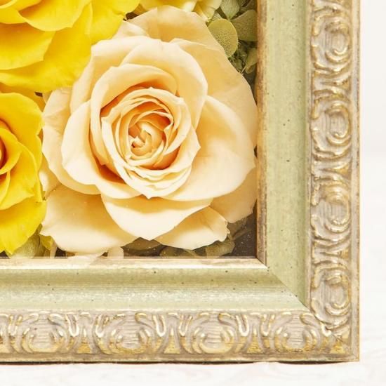 ビクトリアンボックス」（中）プリザーブドフラワー フレーム