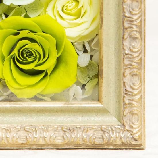 ビクトリアンボックス」（小）プリザーブドフラワー フレーム