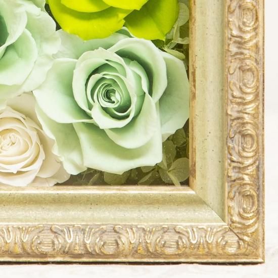 ビクトリアンボックス」（中）プリザーブドフラワー フレーム