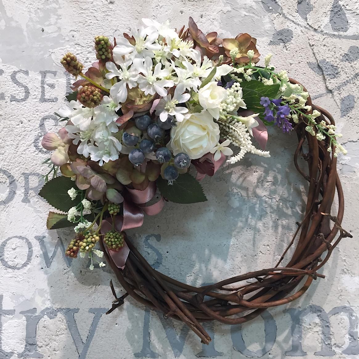 1.アキイロ紫陽花ハーフリース 1.アキイロ紫陽花ハーフリース