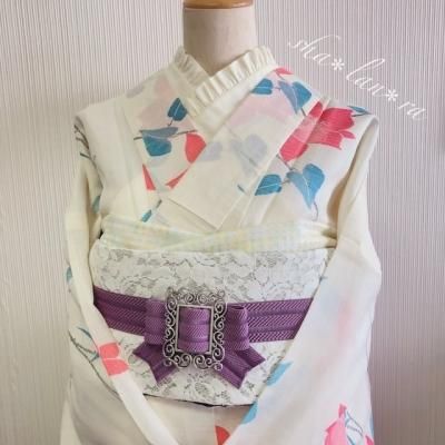 sha*lan*raリボンゴムベルト【バックル:シルバー】 - Maison de