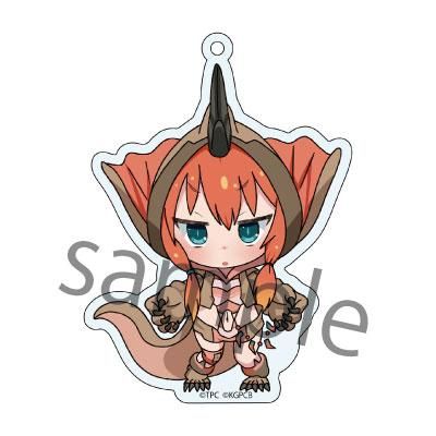 怪獣娘(黒) アクリルキーホルダー - GRANTdesign