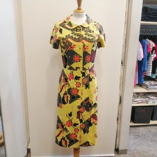 1950’S Vintage Style Rayon Silk One Peace