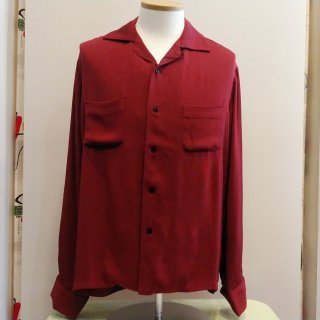 <img class='new_mark_img1' src='https://img.shop-pro.jp/img/new/icons20.gif' style='border:none;display:inline;margin:0px;padding:0px;width:auto;' />RAYON FRENCH CUFF SHIRT WINE L/S