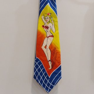 Vintage 1940's Style Atomic Pinup Tie(ラメあり）