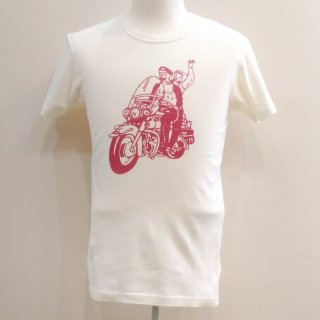 Vintage 1950's style T-Shirt Mortorcycle