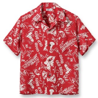 <img class='new_mark_img1' src='https://img.shop-pro.jp/img/new/icons6.gif' style='border:none;display:inline;margin:0px;padding:0px;width:auto;' />RAYON HAWAIIAN SHIRT “GOOD OLD DAYS”  S/S