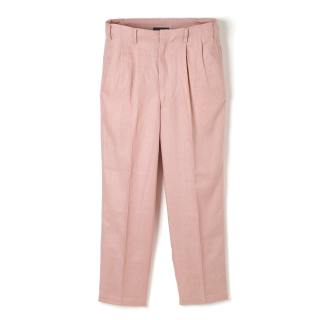 <img class='new_mark_img1' src='https://img.shop-pro.jp/img/new/icons6.gif' style='border:none;display:inline;margin:0px;padding:0px;width:auto;' />Double Pleats Linen Trousers