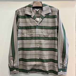 Striped Shirt Green & Grey L/S