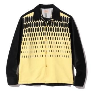 Style Eyes 2Tone Corduroy Sports Shirt ELVIS DOT 