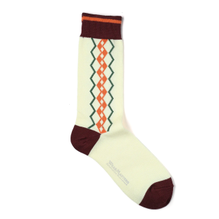 <img class='new_mark_img1' src='https://img.shop-pro.jp/img/new/icons6.gif' style='border:none;display:inline;margin:0px;padding:0px;width:auto;' />Jagged Lined Socks
