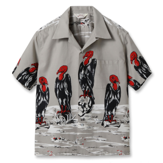 <img class='new_mark_img1' src='https://img.shop-pro.jp/img/new/icons6.gif' style='border:none;display:inline;margin:0px;padding:0px;width:auto;' />COTTON TYPEWRITER OPEN SHIRT CONDOR   S/S