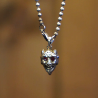 1940's Style Devil Pendant 