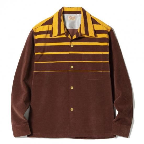 Style Eyes Corduroy Sports Shirt “STRIPE” - GROOVY CLOTHING