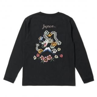 LONG SLEEVE SUKA T-SHIRT EMBROIDERED DRAGON