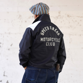 Vintage 1950s Style 2tone Motorcycle Jacket