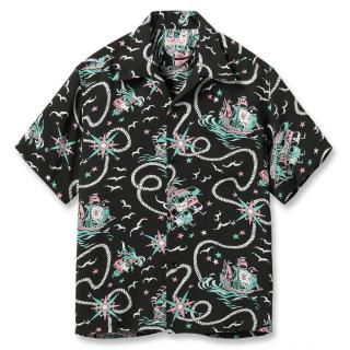 RAYON HAWAIIAN SHIRT AGE OF DISCOVERY S/S
