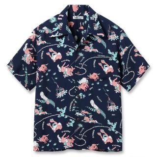 <img class='new_mark_img1' src='https://img.shop-pro.jp/img/new/icons6.gif' style='border:none;display:inline;margin:0px;padding:0px;width:auto;' />RAYON HAWAIIAN SHIRT PANIOLA TOWN  S/S