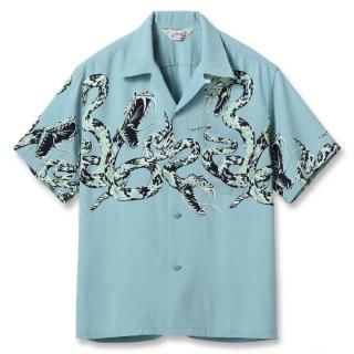 <img class='new_mark_img1' src='https://img.shop-pro.jp/img/new/icons6.gif' style='border:none;display:inline;margin:0px;padding:0px;width:auto;' />HIGH DENSITY RAYON OPEN SHIRT RATTLE SNAKE S/S