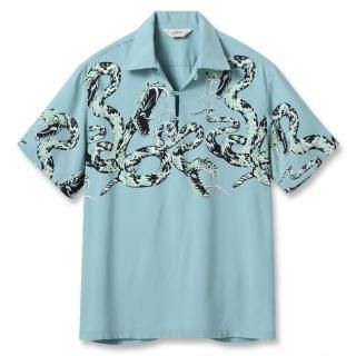 <img class='new_mark_img1' src='https://img.shop-pro.jp/img/new/icons6.gif' style='border:none;display:inline;margin:0px;padding:0px;width:auto;' />HIGH DENSITY RAYON PULLOVER SHIRT RATTLE SNAKE S/S