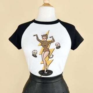 <img class='new_mark_img1' src='https://img.shop-pro.jp/img/new/icons6.gif' style='border:none;display:inline;margin:0px;padding:0px;width:auto;' />Jungle Rock Short Raglan Cropped Baby T-Shirt