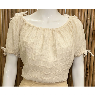 Ivory Peasant Top
