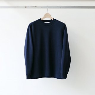 bunt / cotton crew neck sweater (navy) 