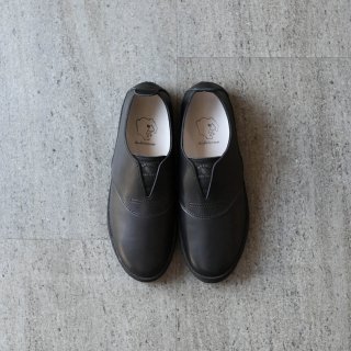 <img class='new_mark_img1' src='https://img.shop-pro.jp/img/new/icons54.gif' style='border:none;display:inline;margin:0px;padding:0px;width:auto;' />DOUBLE FOOT WEAR - Hans BLACK LEATHER