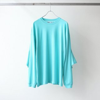 foof - double sleeves long tee (turquoise)  