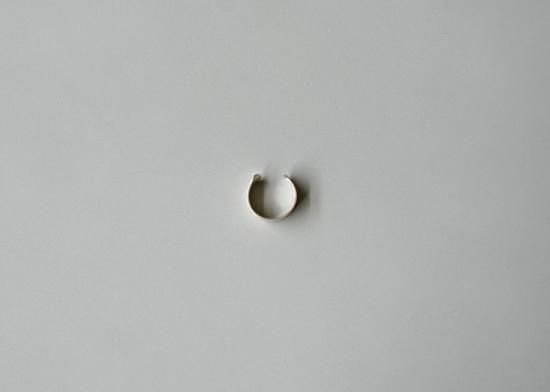 20/80 | STERLING SILVER ID RING 8mm width | hazy
