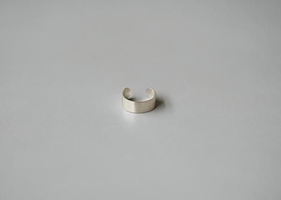 【20/80】 STERLING SILVER ID RING 8mm 20/80 | STERLING SILVER ID RING 8mm width | hazy