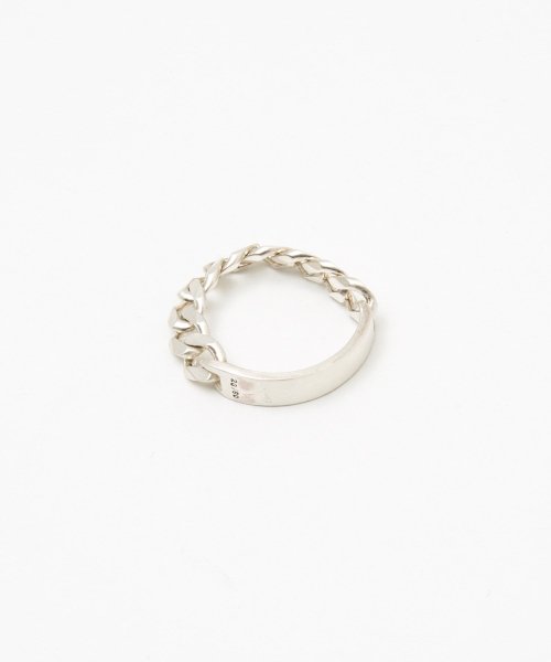 <img class='new_mark_img1' src='https://img.shop-pro.jp/img/new/icons54.gif' style='border:none;display:inline;margin:0px;padding:0px;width:auto;' />20/80 - STERLING SILVER ID CHAIN RING 5mm width